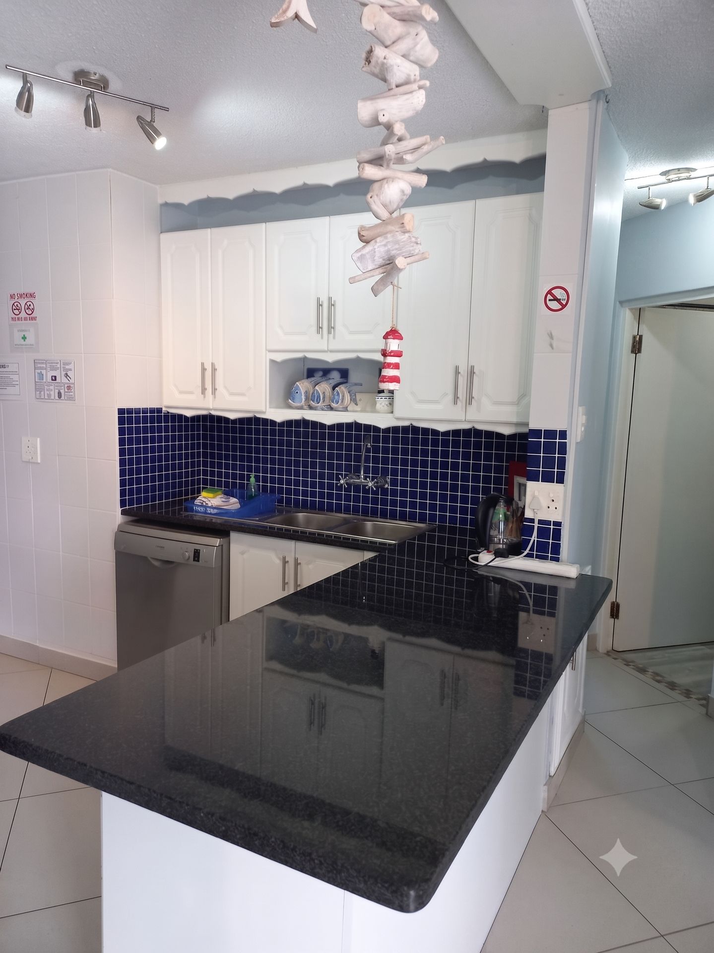 Kitchen sink and counter detail